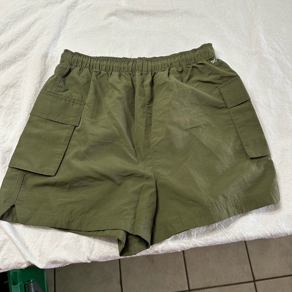 Olive Green Women's Cargo Shorts
